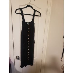 Black bottom down dress